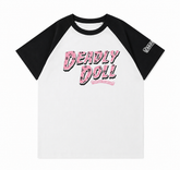 Deadly Doll Chrome Heart Tee (White)