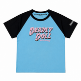 Deadly Doll Chrome Heart Tee (BLUE)