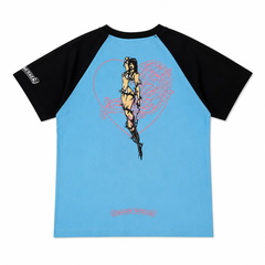 Deadly Doll Chrome Heart Tee (BLUE)