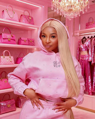 PINK ICED JOGGERS