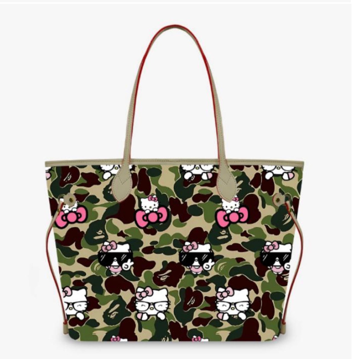 Kitty Camo Club Tote