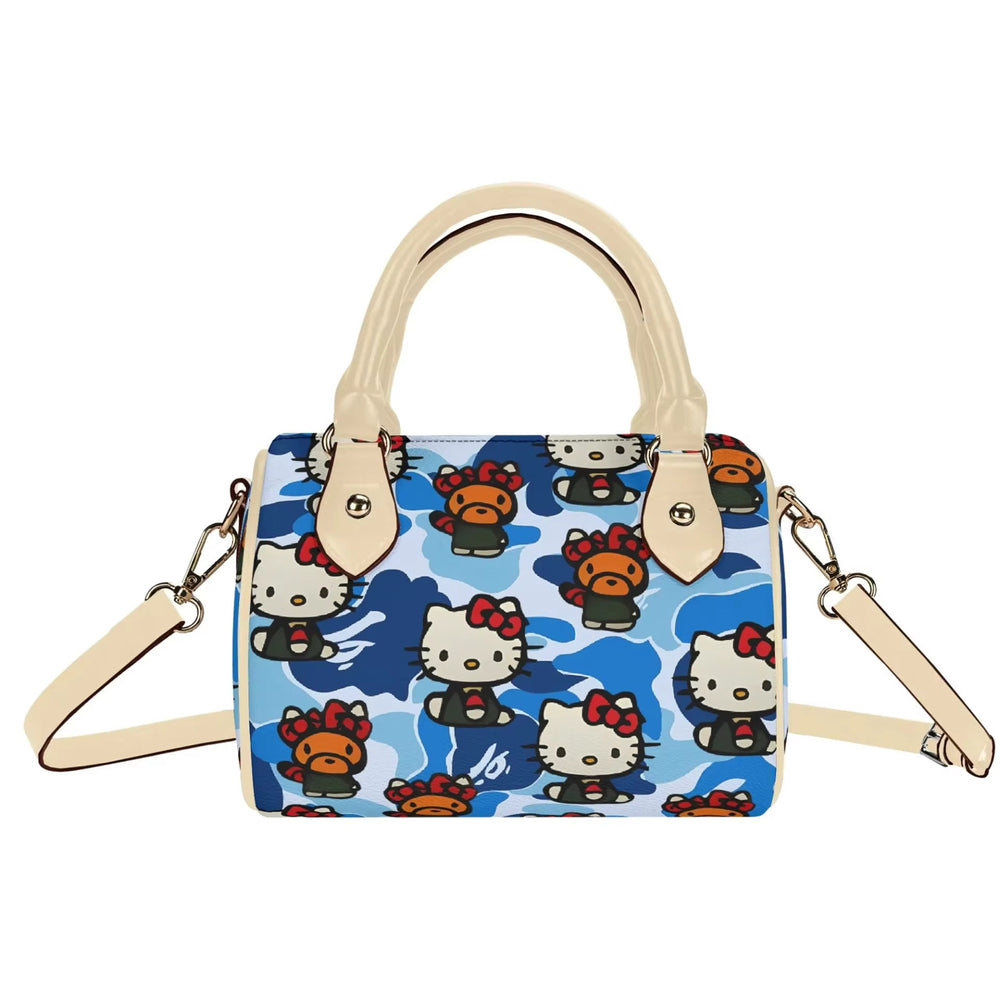 Blue Camo Kitty Pillow Bag