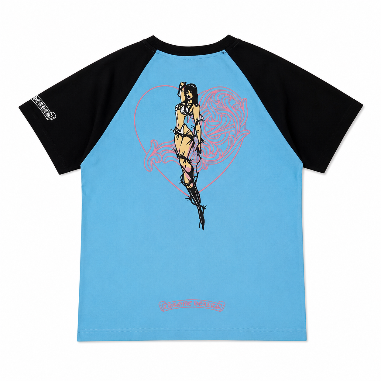 Deadly Doll Chrome Heart Tee (BLUE)