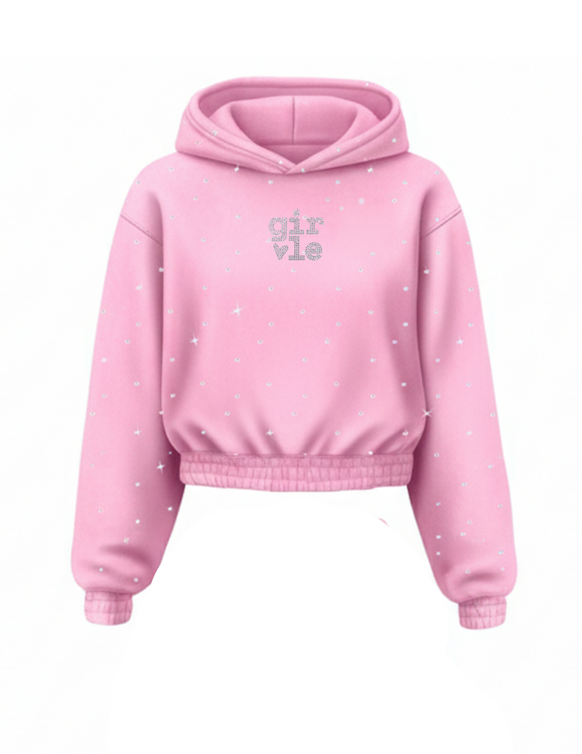 PINK ICED HOODIE