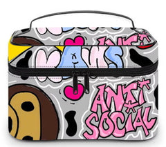 Colorful, anti social vanity bag