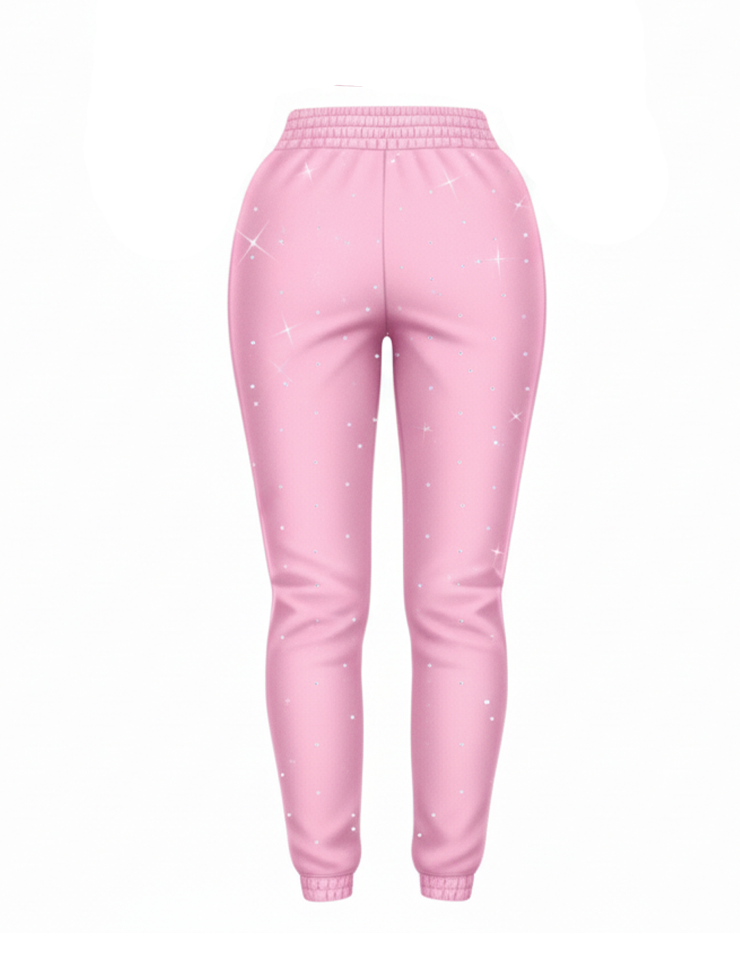 PINK ICED JOGGERS