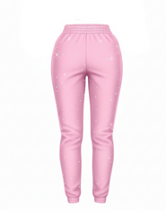 PINK ICED JOGGERS